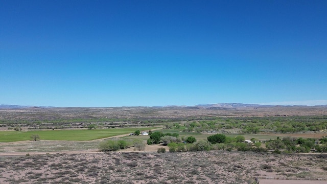 view of mountain feature featuring a rural view