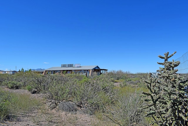 view of back of property