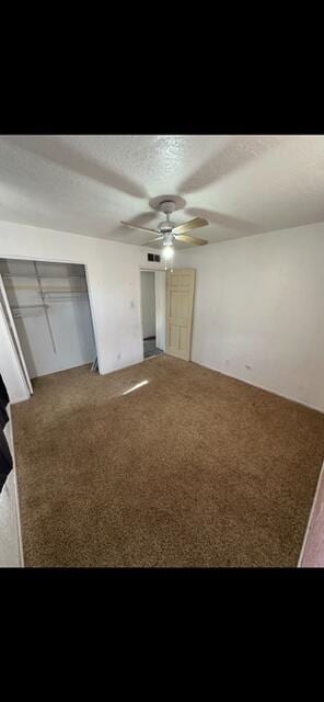 10613 Benavides Rd SW, Albuquerque, NM 87121 - unfurnished bedroom featuring carpet flooring, ceiling fan, and a closet
