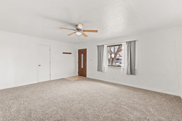 1613 Del Monte Trl SW, Albuquerque, NM 87121 - carpeted empty room featuring ceiling fan and a textured ceiling