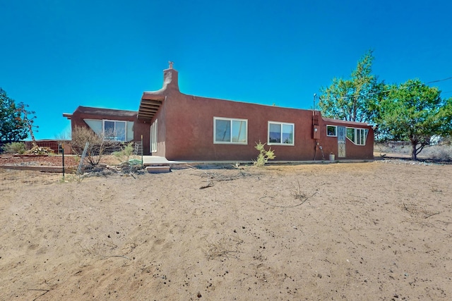 view of front of property with stucco siding