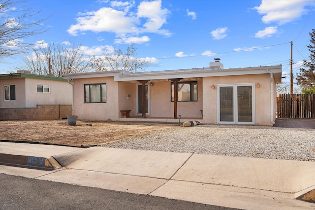 view of ranch-style home