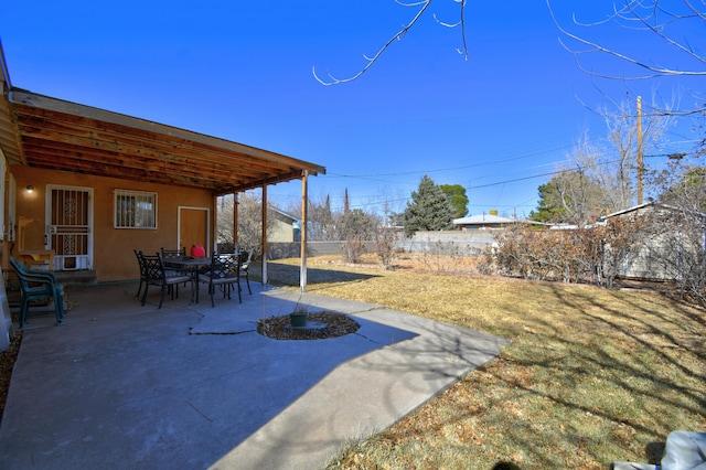 view of patio