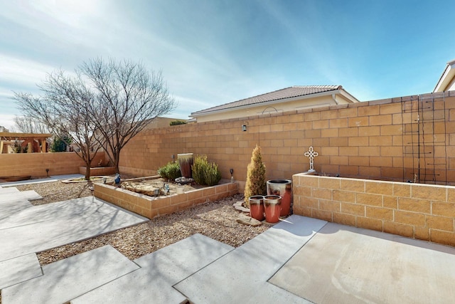 view of patio