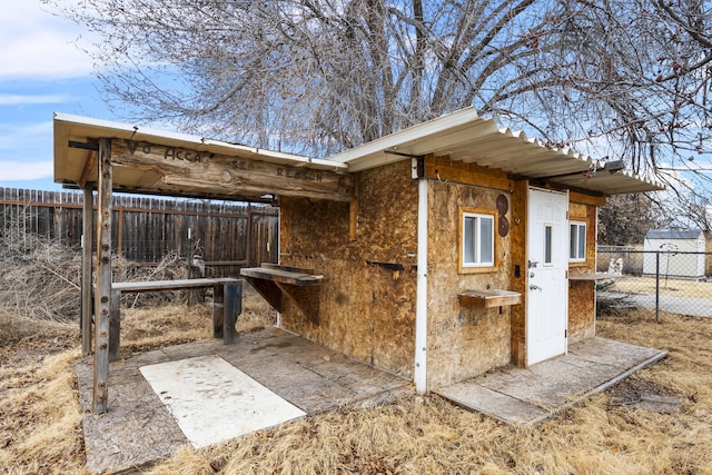 view of outbuilding