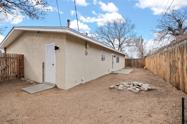 view of rear view of property