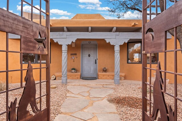 8008 Loma Larga Rd, Corrales, NM 87048 - view of patio