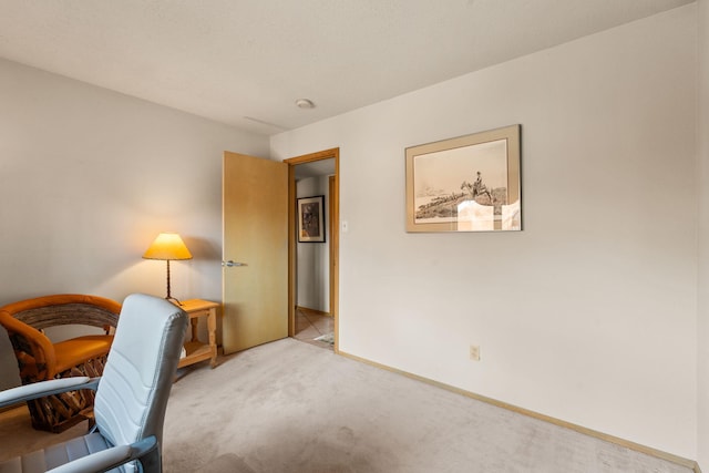 8008 Loma Larga Rd, Corrales, NM 87048 - carpeted home office with baseboards