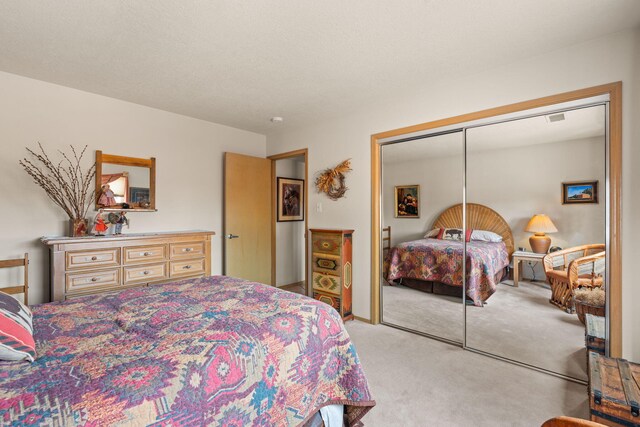 8008 Loma Larga Rd, Corrales, NM 87048 - bedroom featuring carpet floors and a closet
