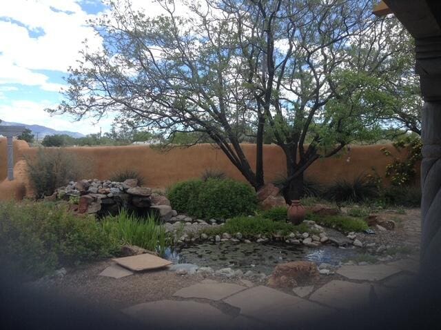 8008 Loma Larga Rd, Corrales, NM 87048 - view of yard