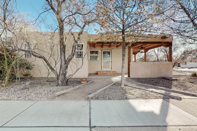 view of southwest-style home