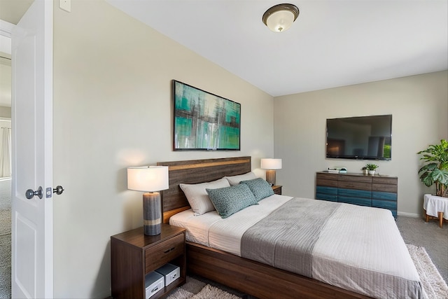 bedroom featuring carpet flooring