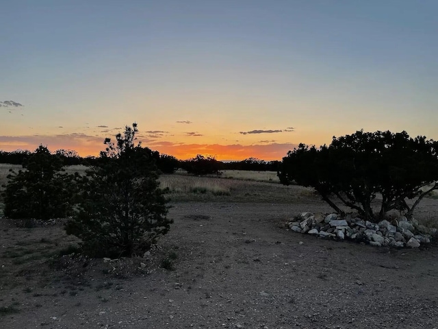 view of nature at dusk