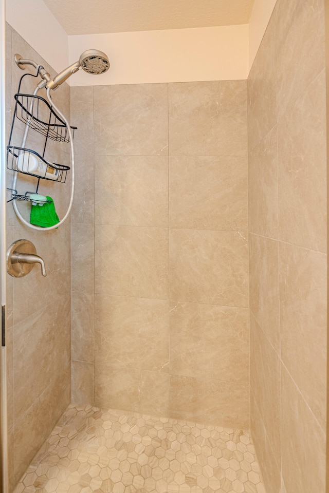 full bathroom with tiled shower