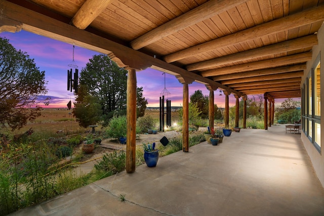 506 Dinkle Rd, Edgewood, NM 87015 - view of patio terrace at dusk