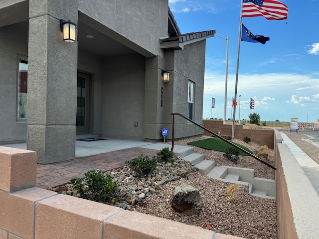 exterior space with a patio area