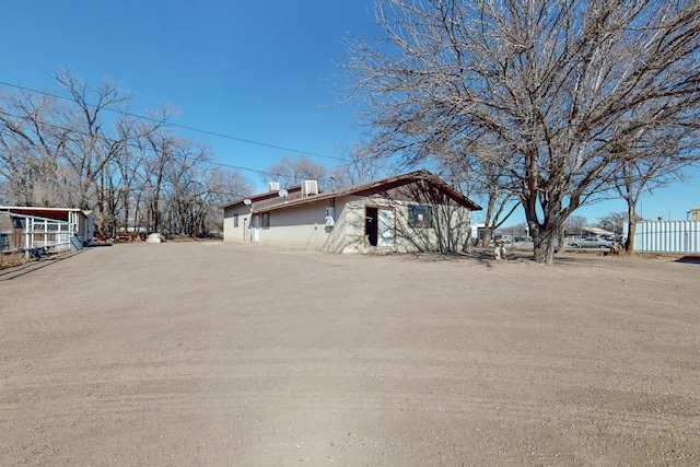 view of side of property