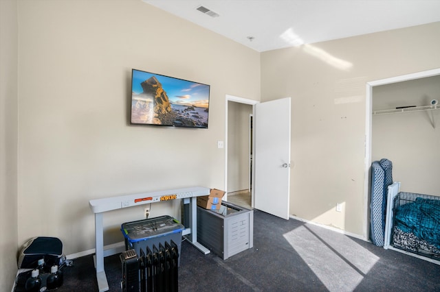 interior space featuring a closet