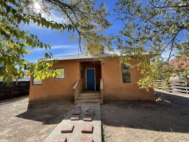 view of southwest-style home