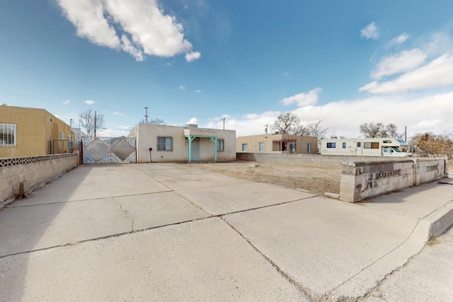 view of pueblo-style home