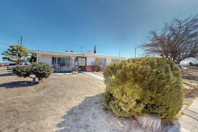 view of ranch-style home