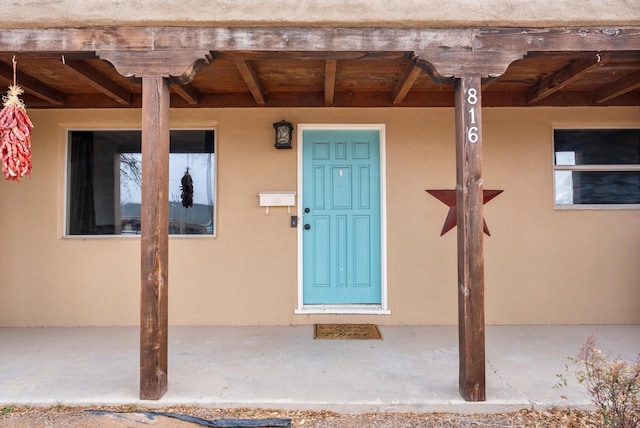 view of entrance to property