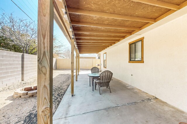 view of patio / terrace