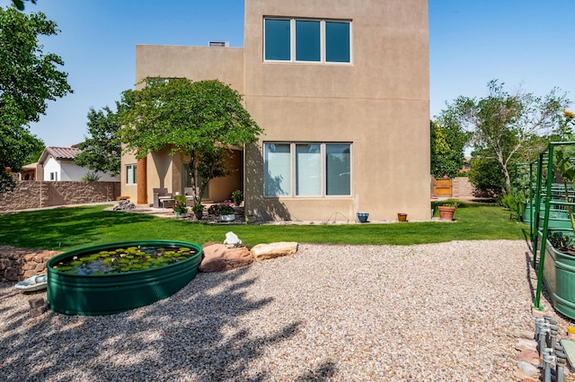 5524 Poblanos Ct NW, Albuquerque, NM 87107 - back of property featuring stucco siding