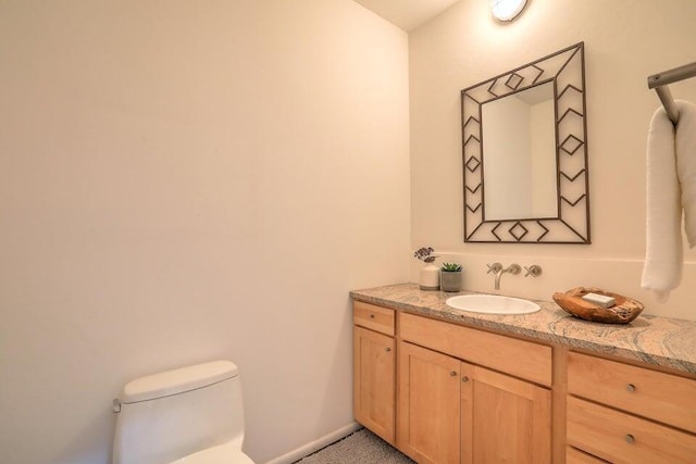 5524 Poblanos Ct NW, Albuquerque, NM 87107 - half bathroom with vanity and toilet