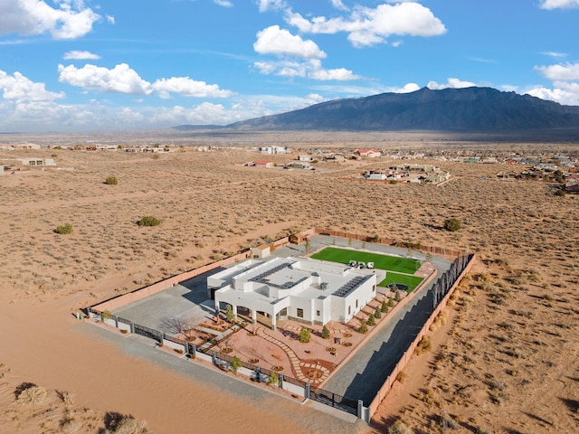 6316 La Paz Rd NE, Rio Rancho, NM 87144 - overview of rural landscape with a desert landscape and a mountainous background
