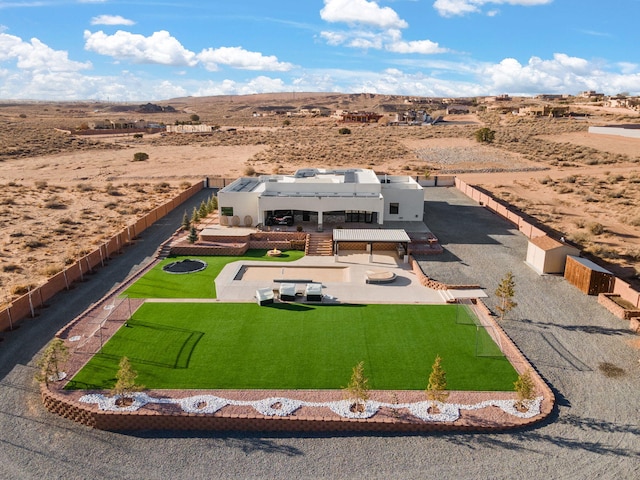 6316 La Paz Rd NE, Rio Rancho, NM 87144 - view of rural area featuring a desert landscape and a mountain backdrop