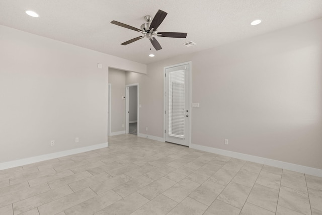 392 Pecos Loop SE, Rio Rancho, NM 87124 - spare room with a ceiling fan, recessed lighting, and baseboards