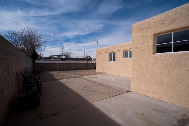 view of patio / terrace featuring a fenced backyard