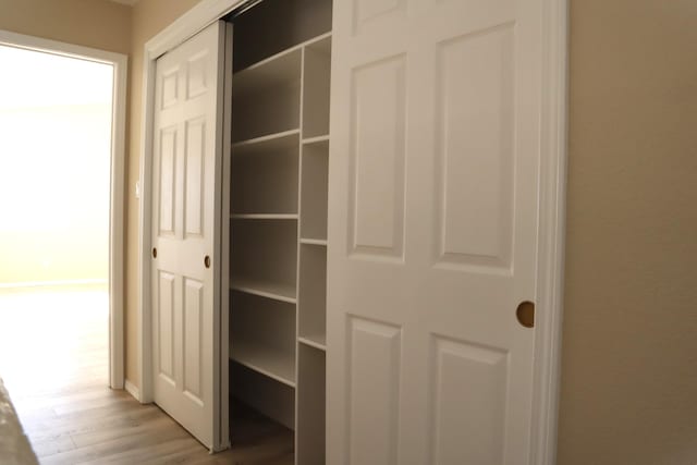 view of closet