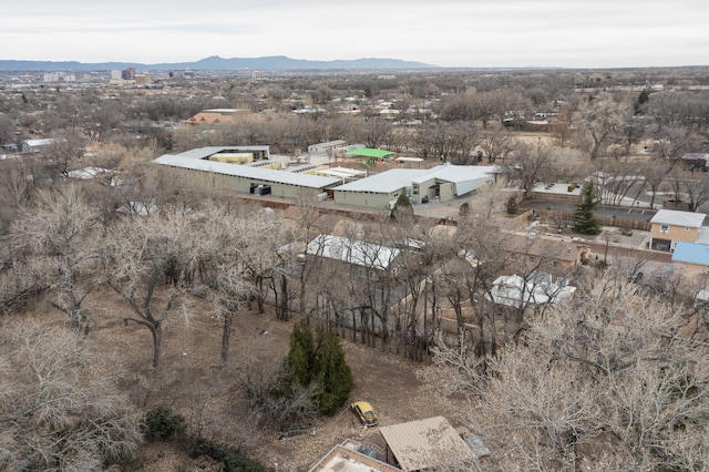 aerial view featuring a mountain view