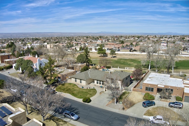 birds eye view of property featuring a residential view