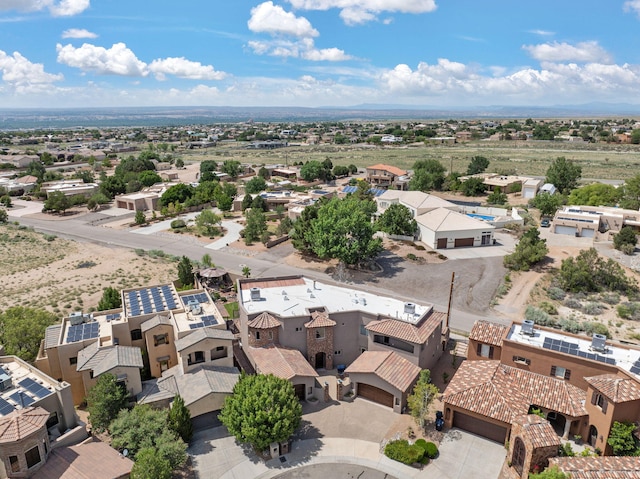 bird's eye view featuring a residential view