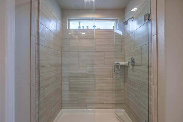 full bathroom with a stall shower