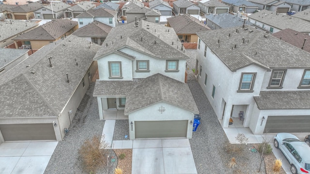 bird's eye view featuring a residential view