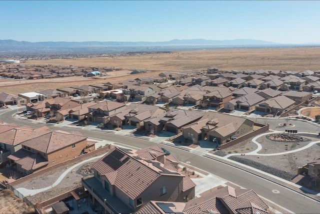 9020 Retablo Rd NW, Albuquerque, NM 87120 - bird's eye view featuring a residential view and a mountain view