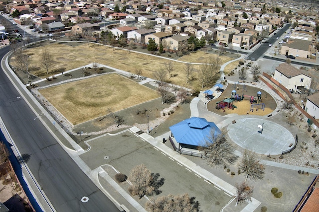 drone / aerial view featuring a residential view