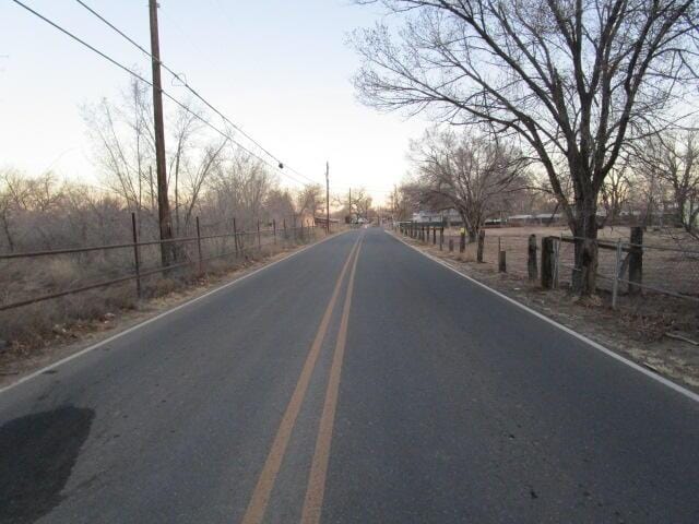 view of road