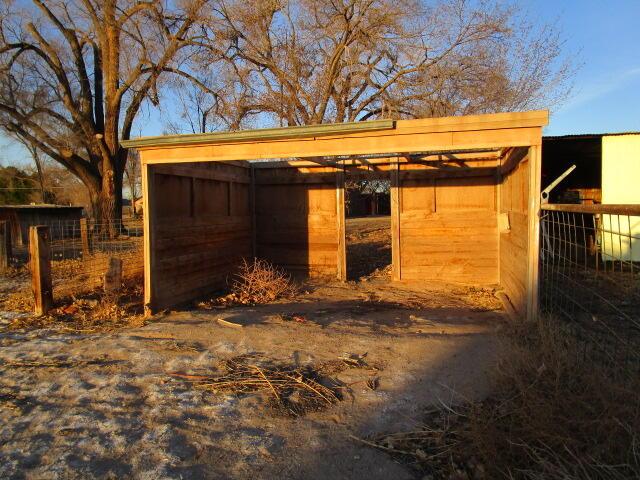 view of outbuilding with an outbuilding and an exterior structure