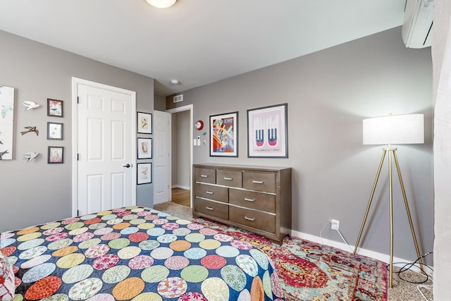 bedroom featuring baseboards