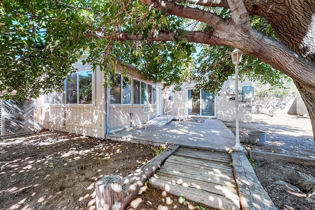 exterior space featuring a patio