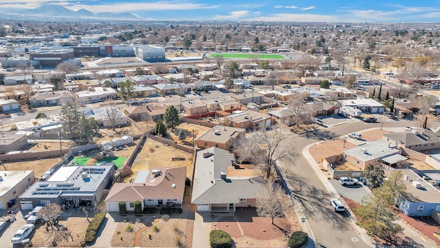 bird's eye view featuring a residential view