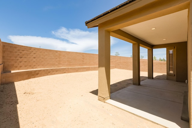 2178 Janet Way, Rio Rancho, NM 87144 - fenced backyard with a patio area