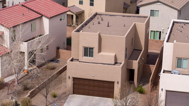 bird's eye view featuring a residential view