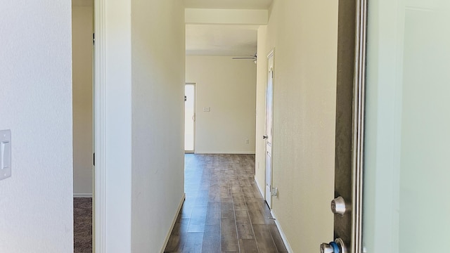 5030 Grace St, Los Lunas, NM 87031 - hallway with dark wood-style flooring