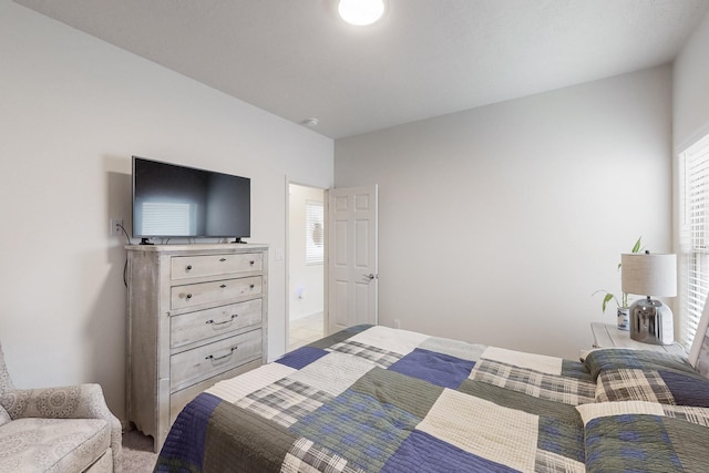 bedroom featuring multiple windows